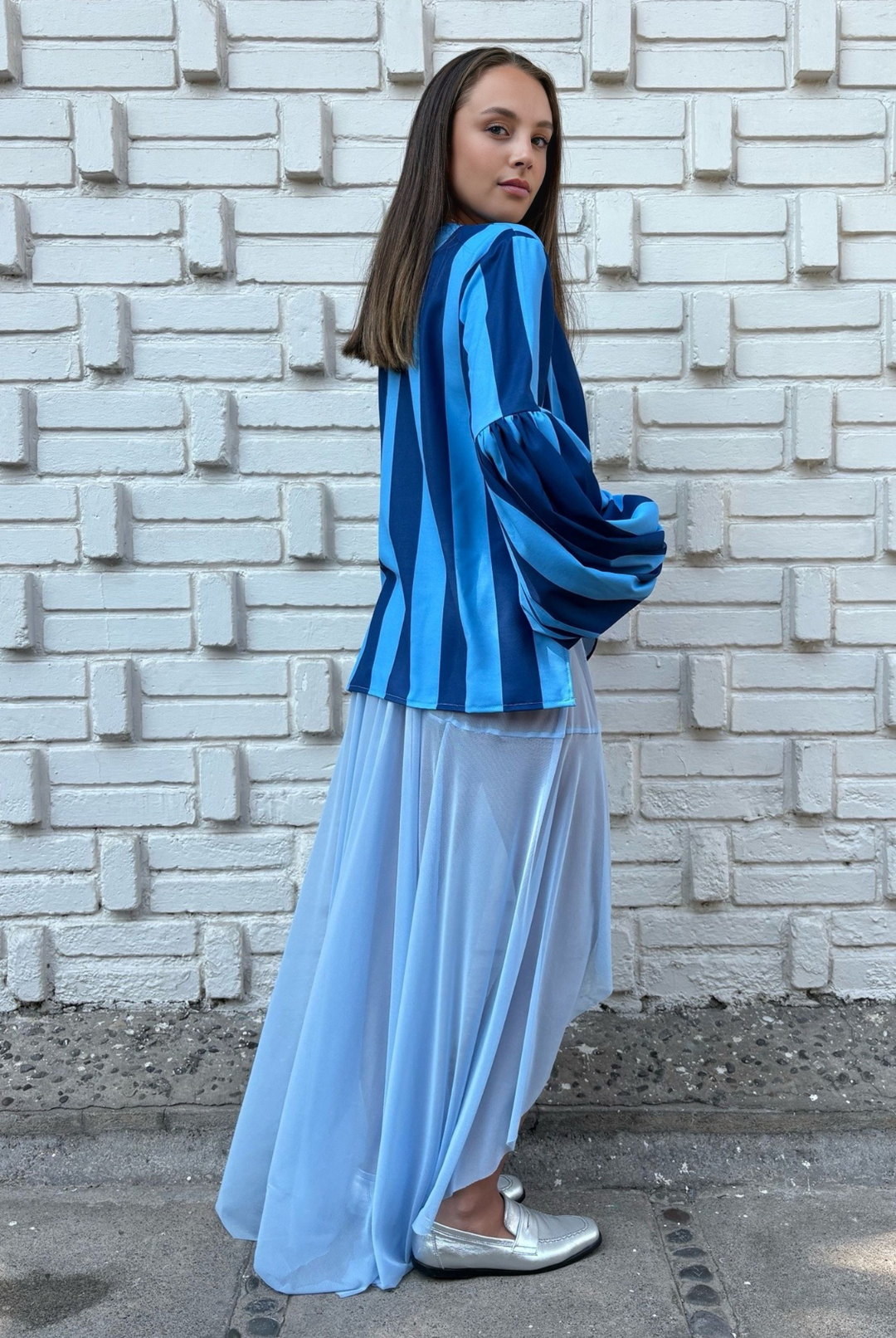 PRE VENTA BLUSA BOLONIA BLUE