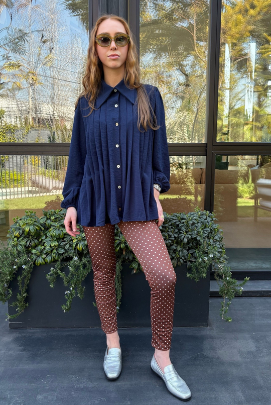 Blusa Gardenia Dark Blue