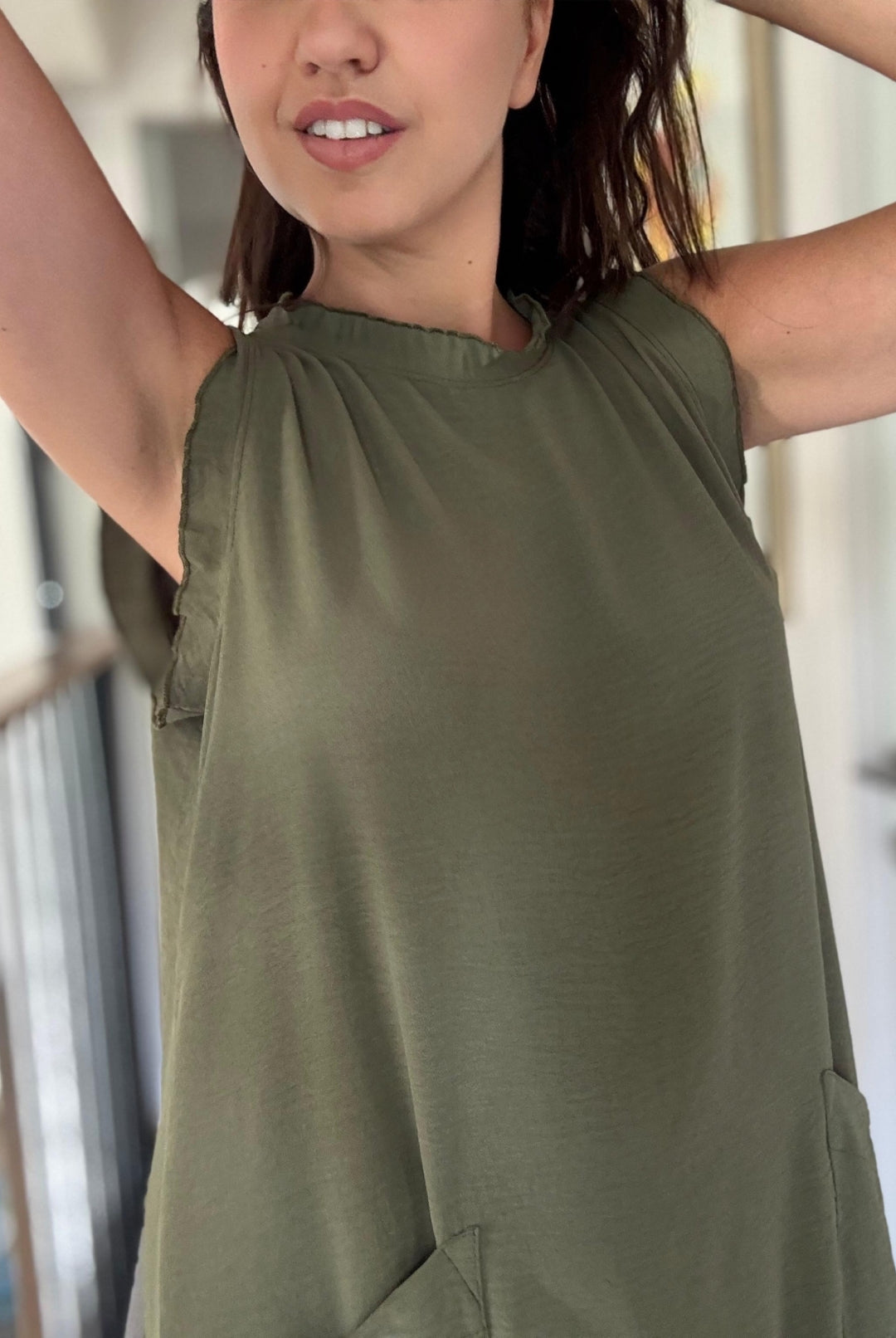 Vestido Italia GREEN / ORANGE