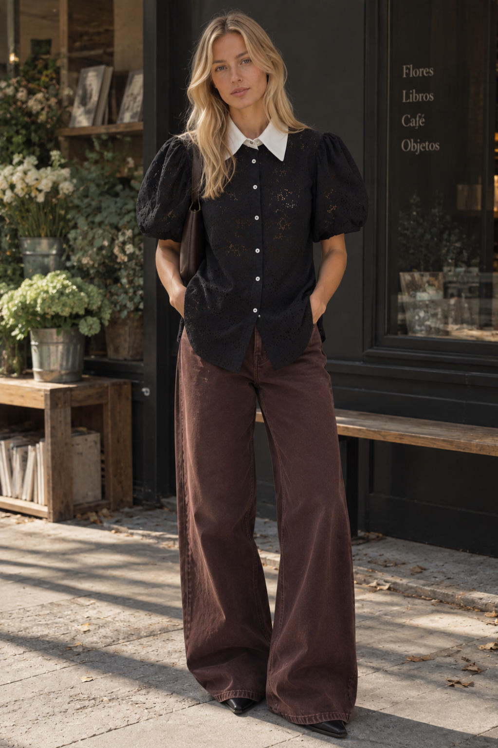 PREVENTA Blusa Eloise Black White