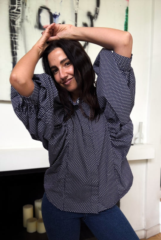 Blusa Small Dots BLUE
