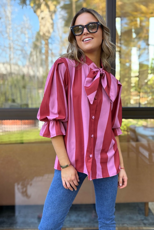 PRE VENTA BLUSA SANTORINI PINK