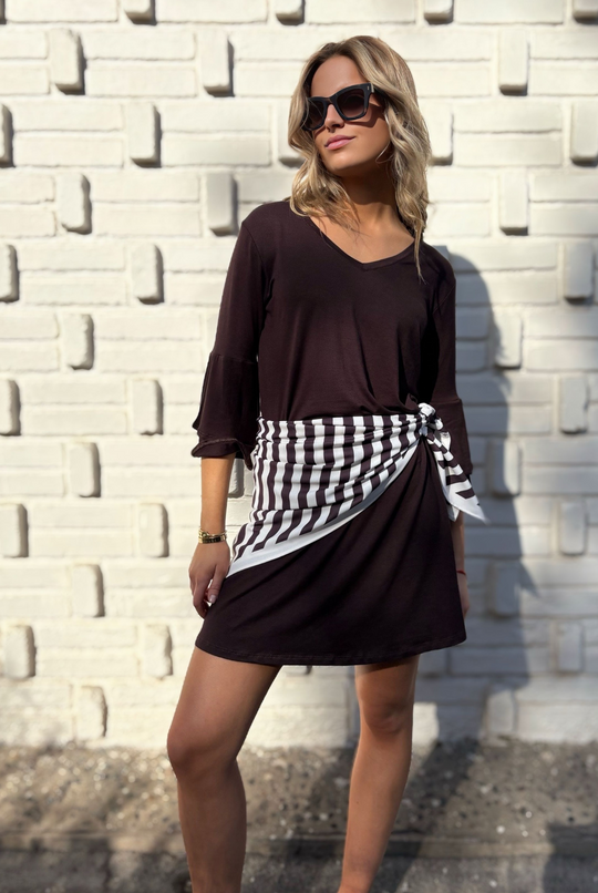 Vestido Alondra Brown