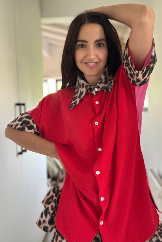 BLUSA ELOÍSE RED / PINK