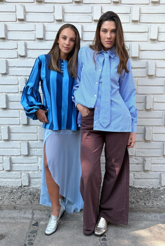 PRE VENTA BLUSA BOLONIA BLUE