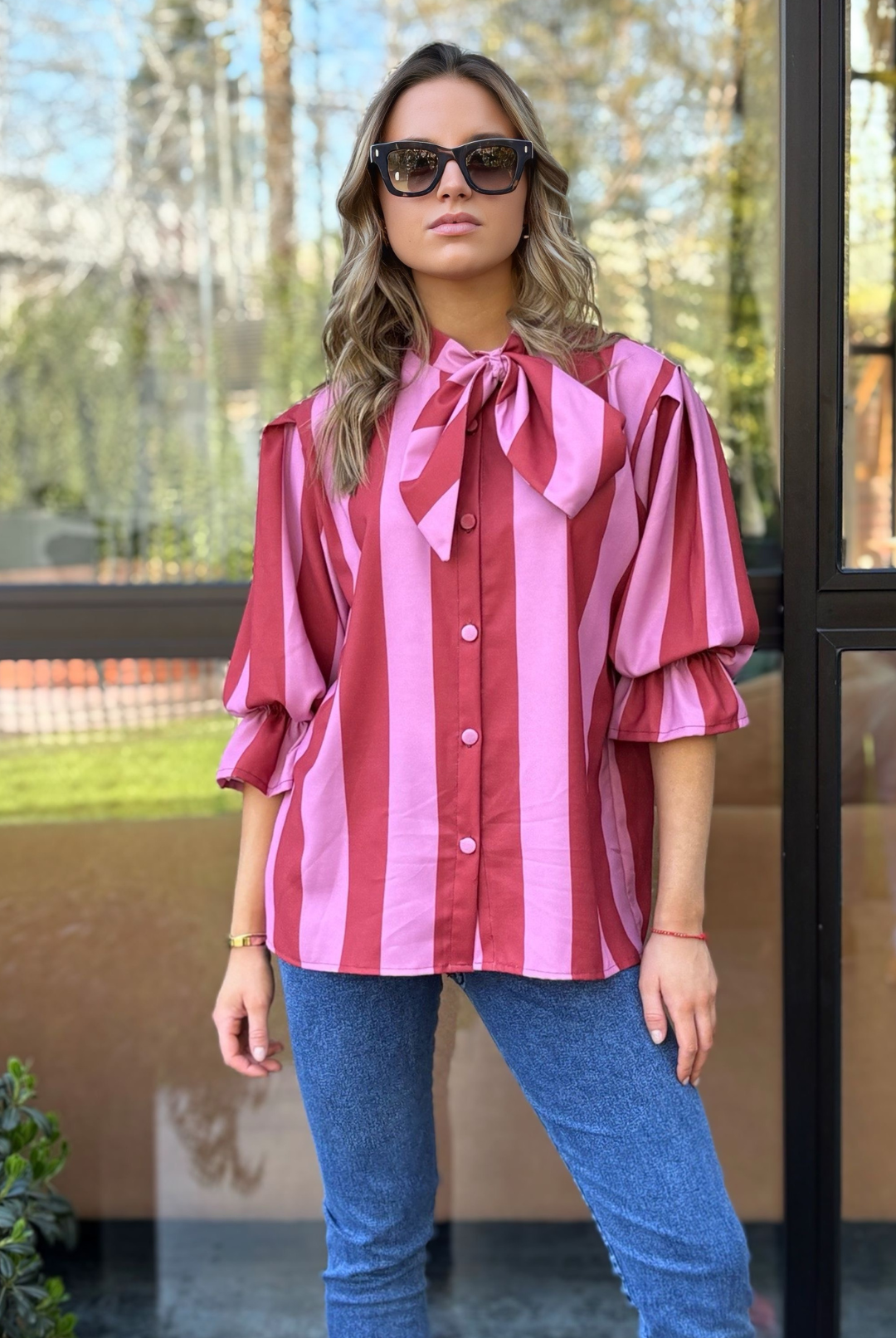 PRE VENTA BLUSA SANTORINI PINK