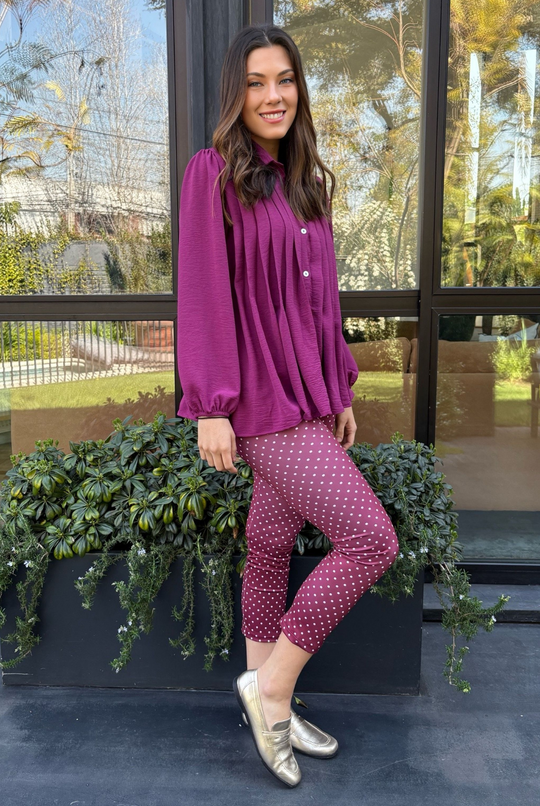 Blusa Gardenia Magenta