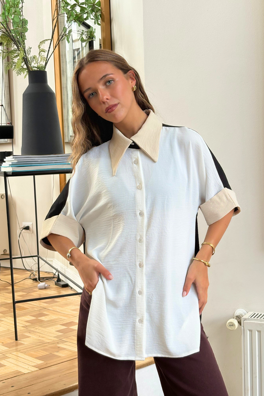 PREVENTA Blusa Amaya Black white