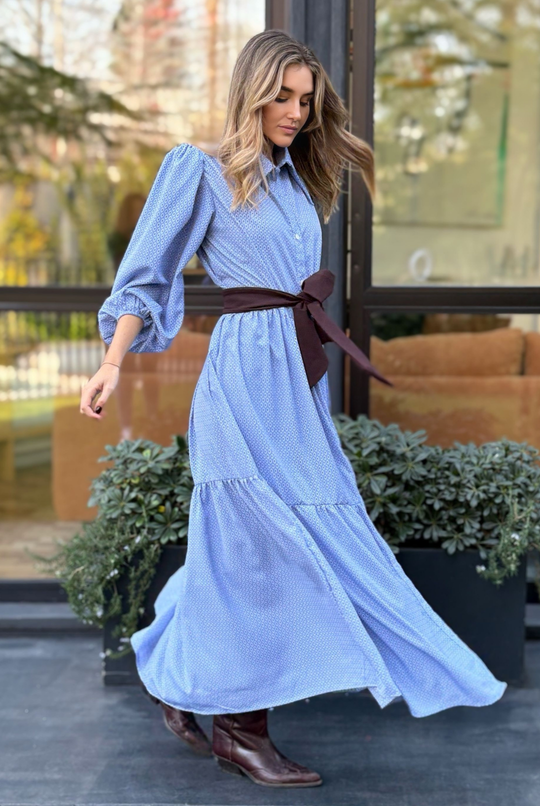 Vestido Marbella Sky Blue