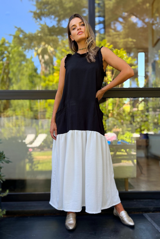 Vestido Italia Black/White