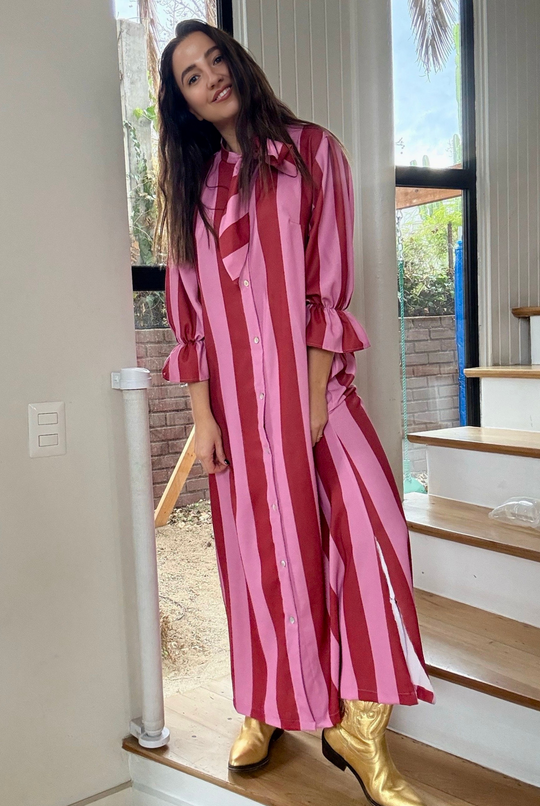 PRE VENTA VESTIDO CAYETANA PINK