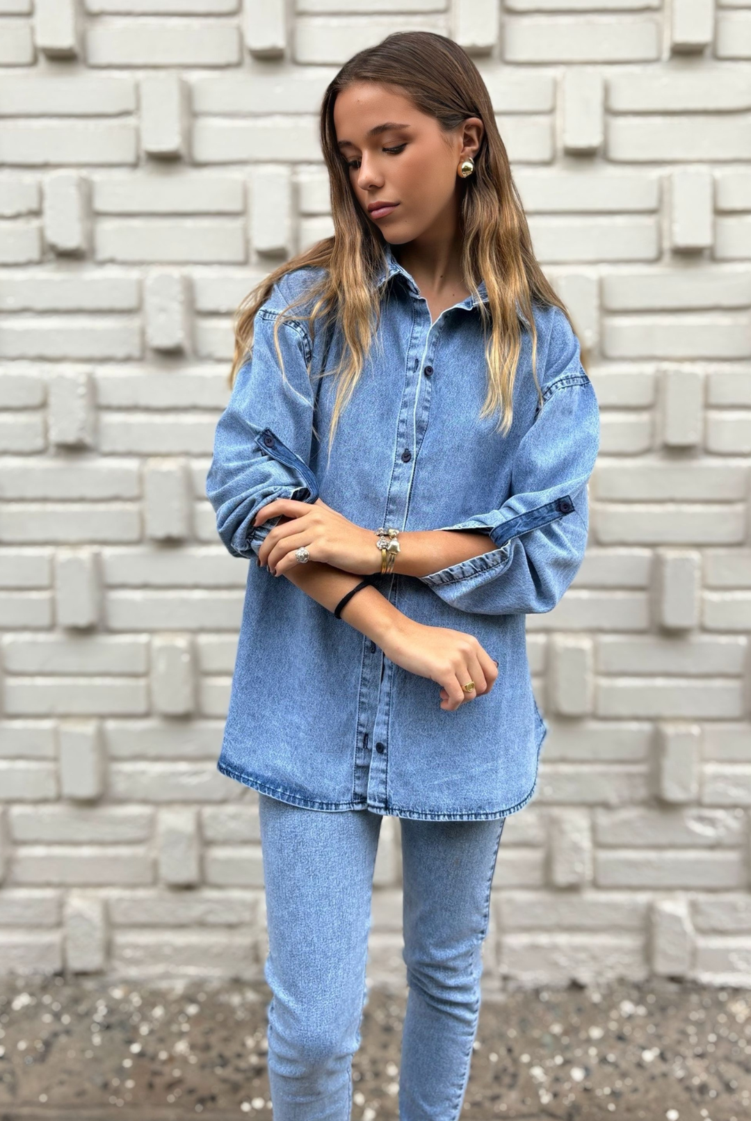 Camisa Benet Sky Blue