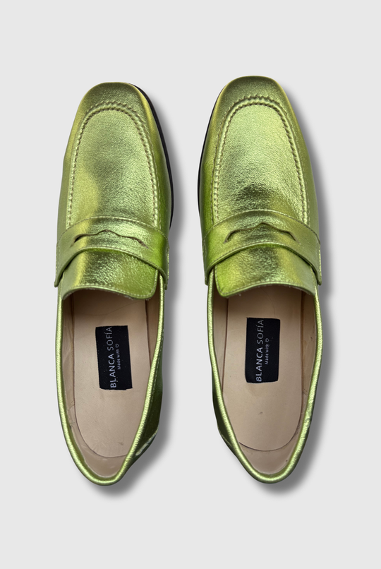 Mocasín Walk Perfect Light Green / Cuero