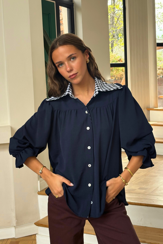 PREVENTA Blusa Rafaela blue