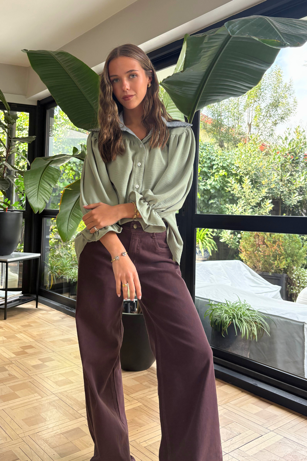 PREVENTA Blusa Rafaela green