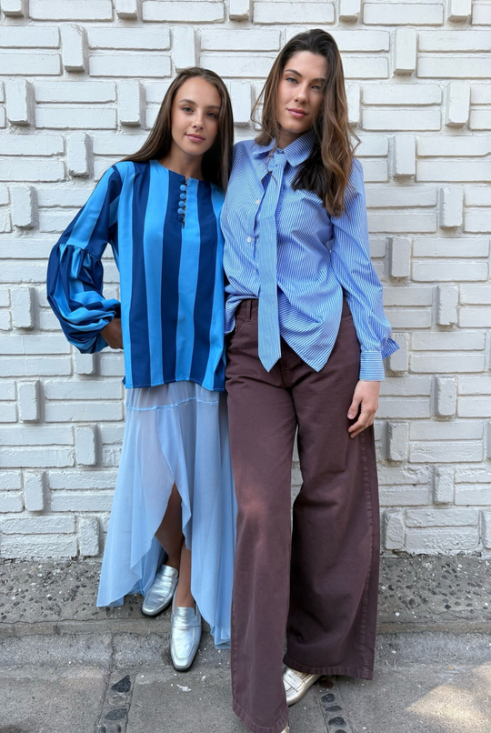 PRE VENTA BLUSA BOLONIA BLUE