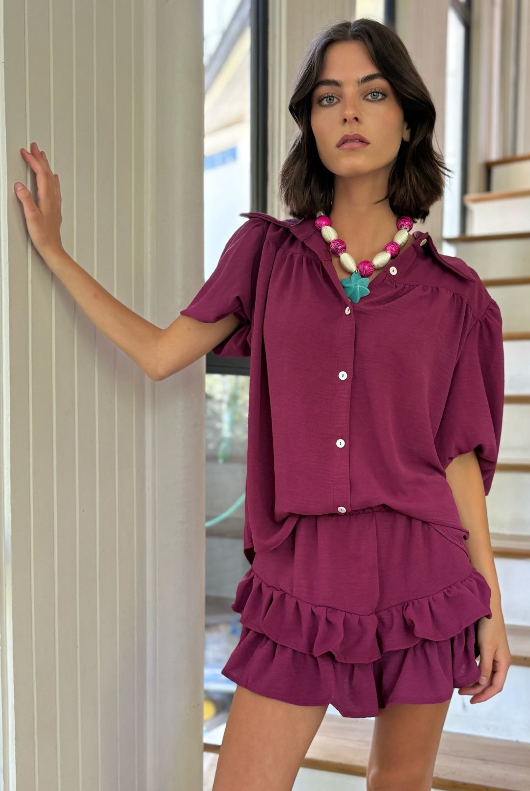 Short Vuelos Rafaela MAGENTA