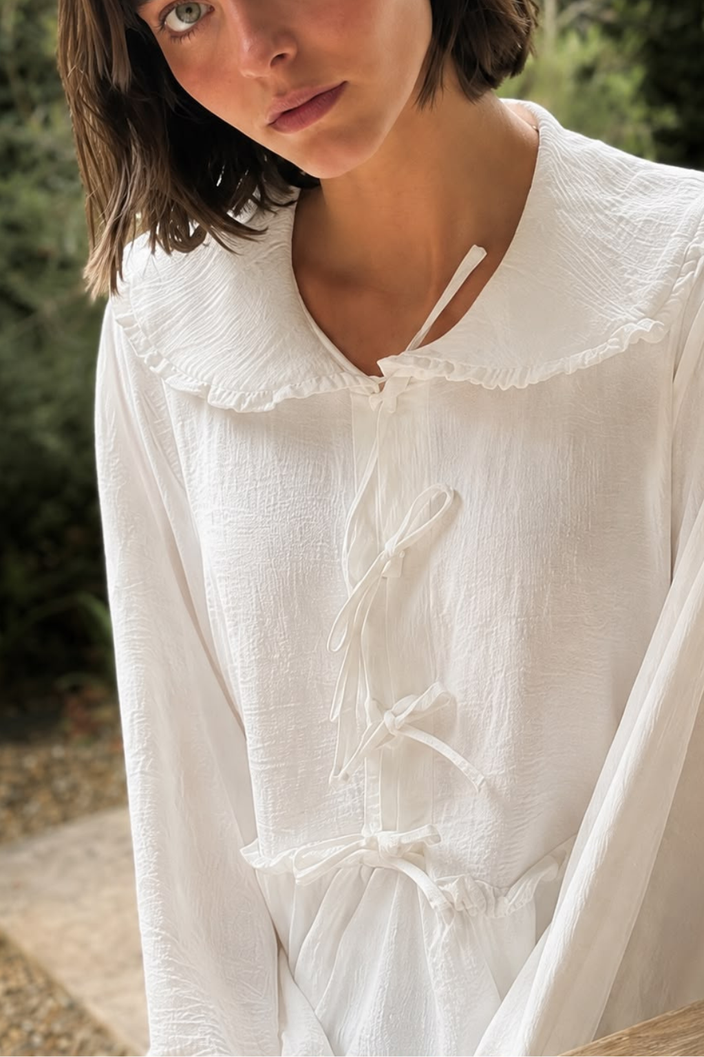 Blusa María Antonieta White