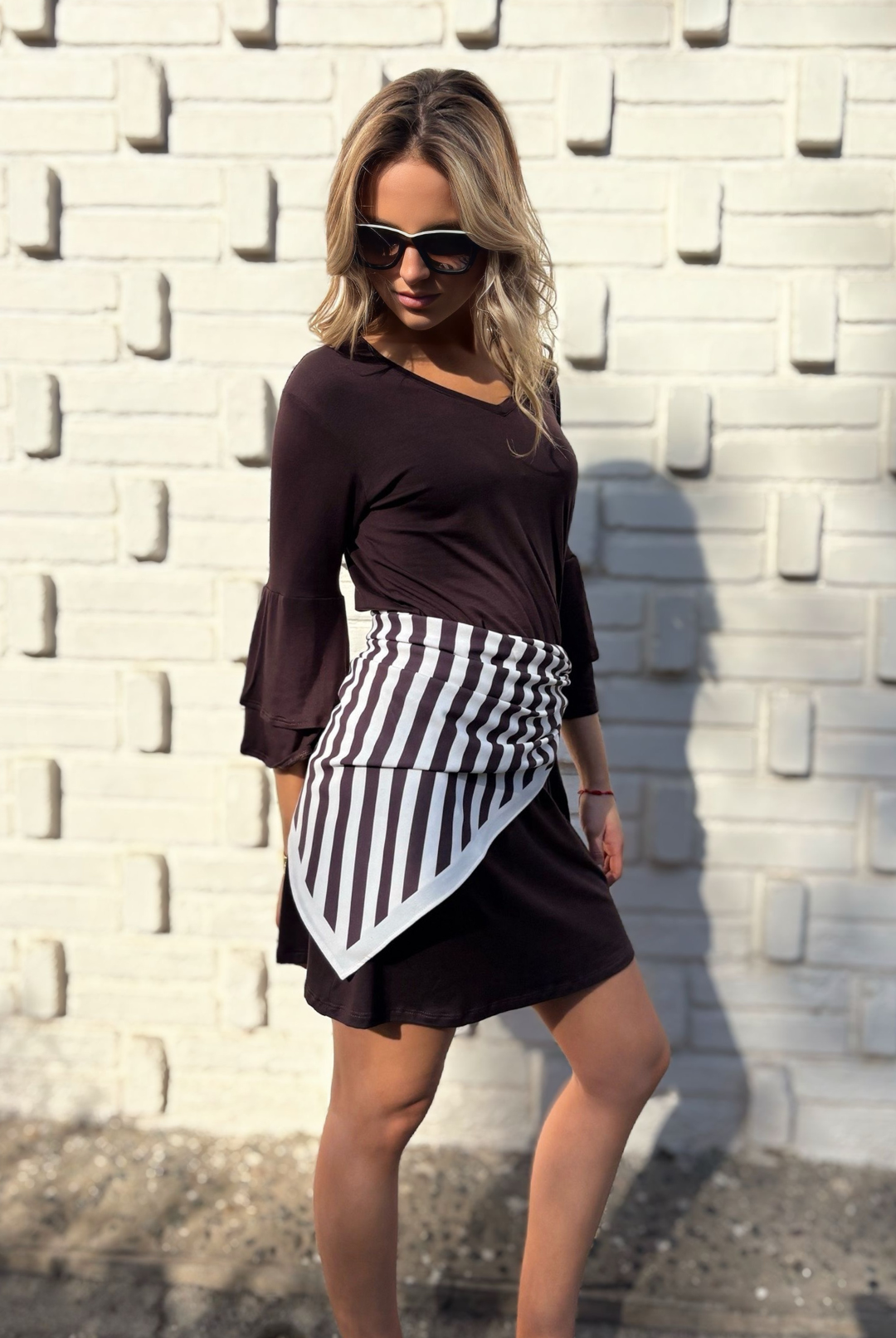 Vestido Alondra Brown