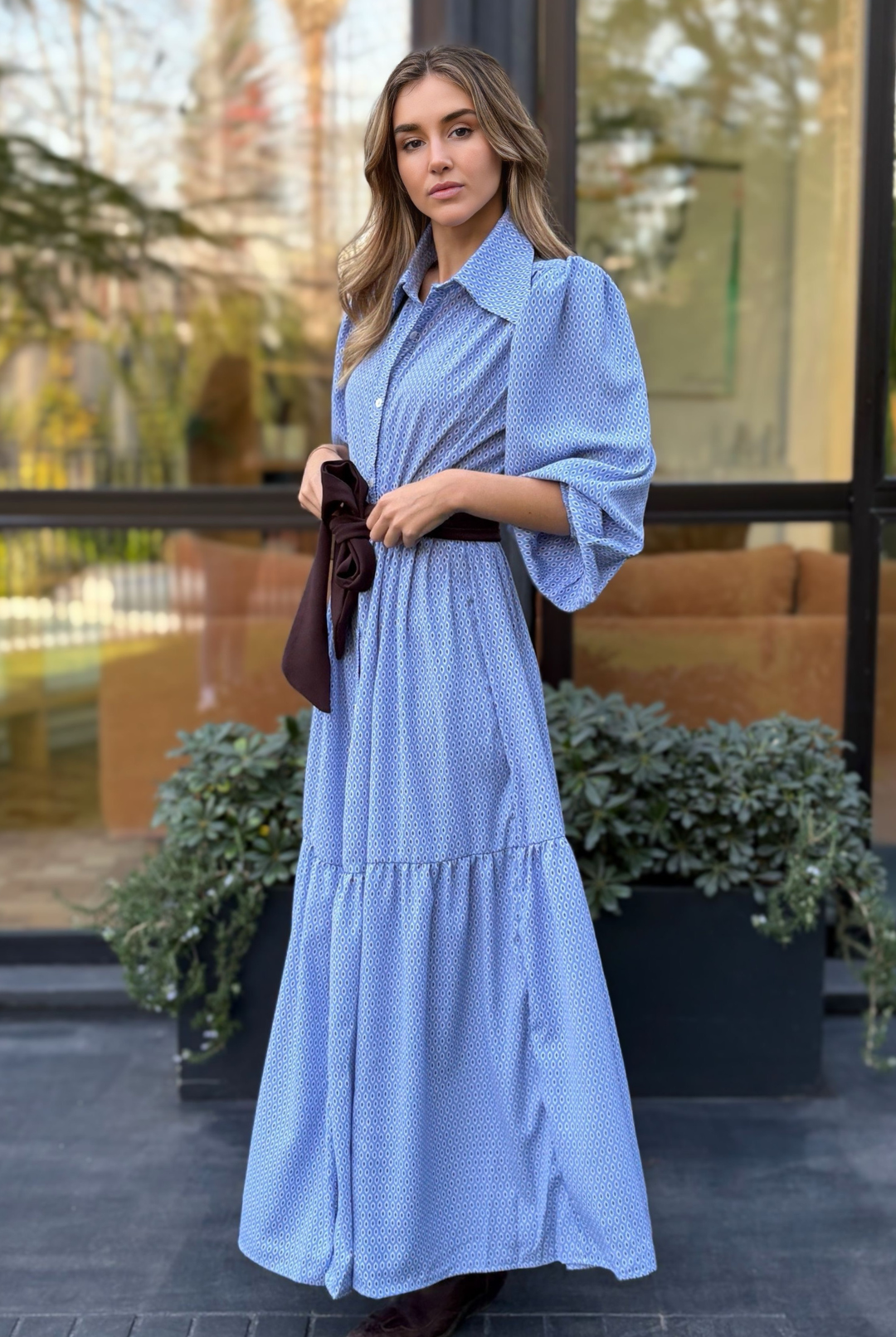 Vestido Marbella Sky Blue