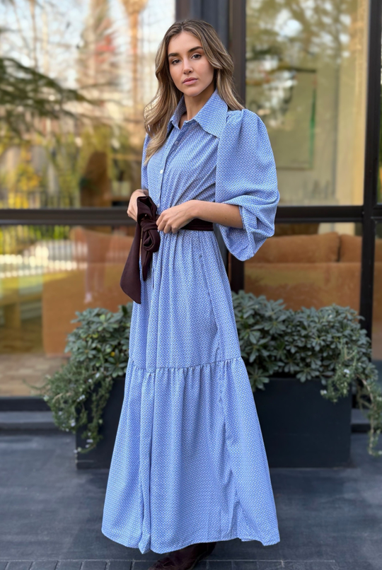 Vestido Marbella Sky Blue