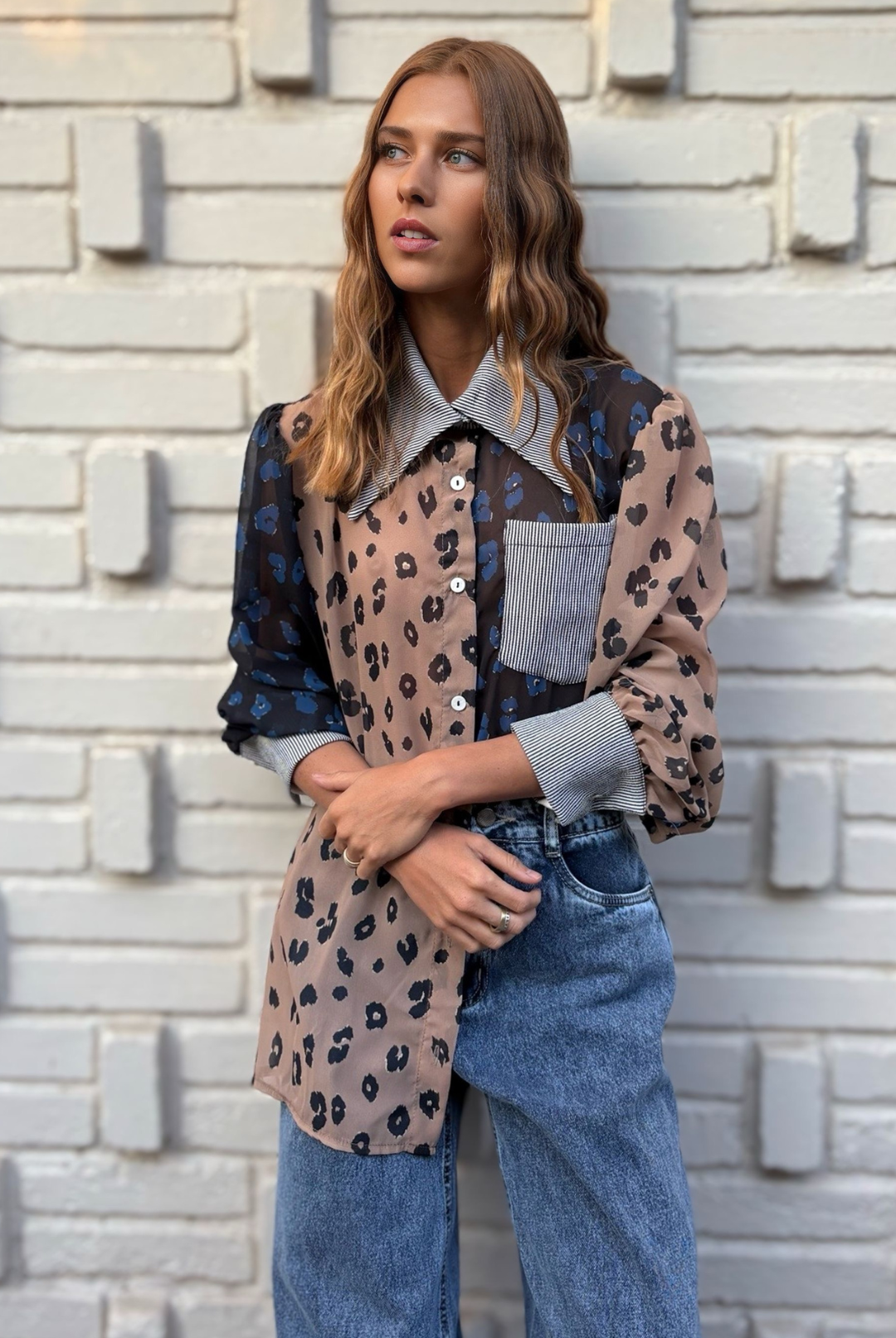 Blusa Gaudí Leopard