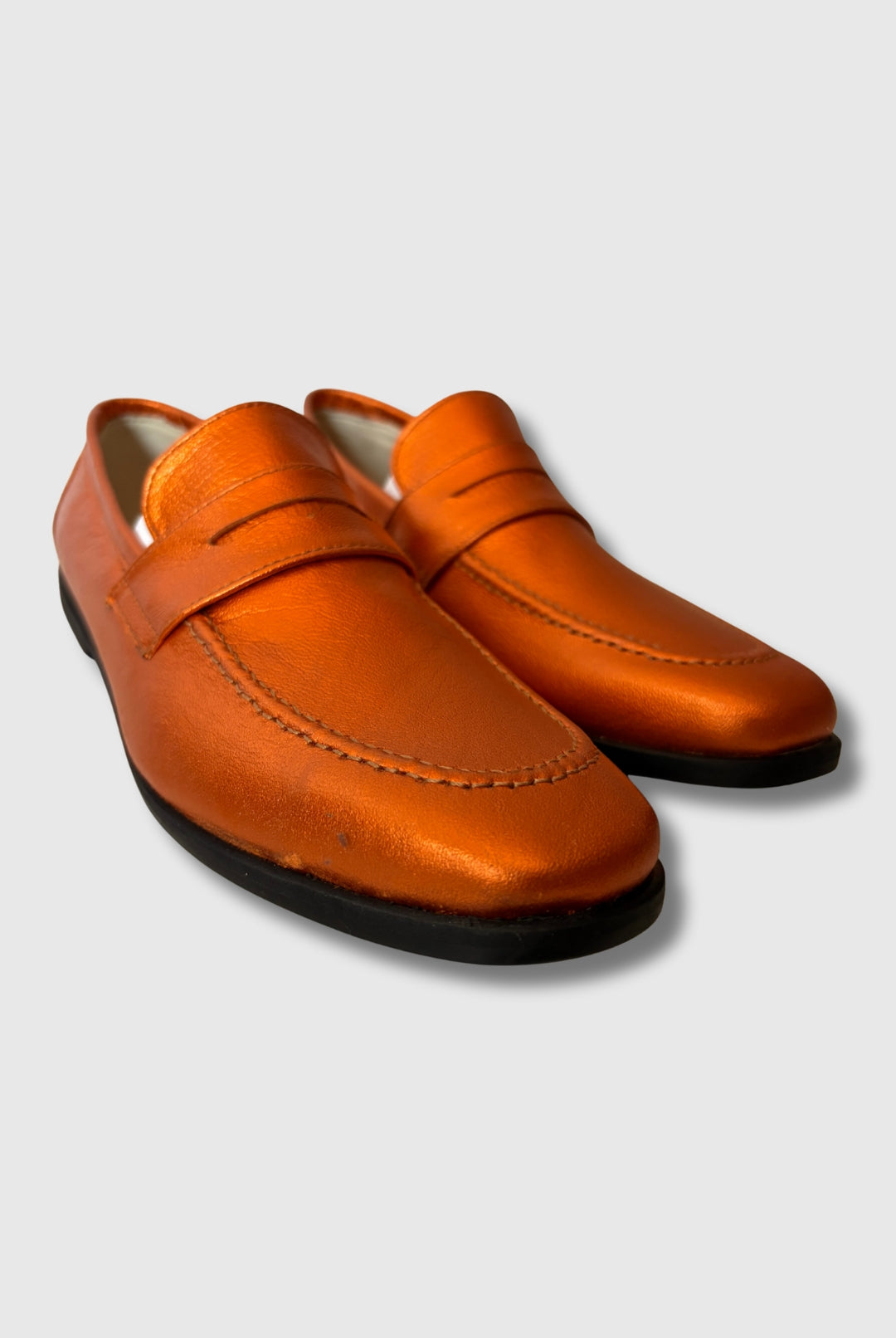 Mocasín Maia Orange / Cuero