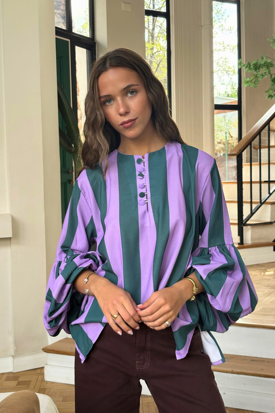 Blusa Bolonia Green purple
