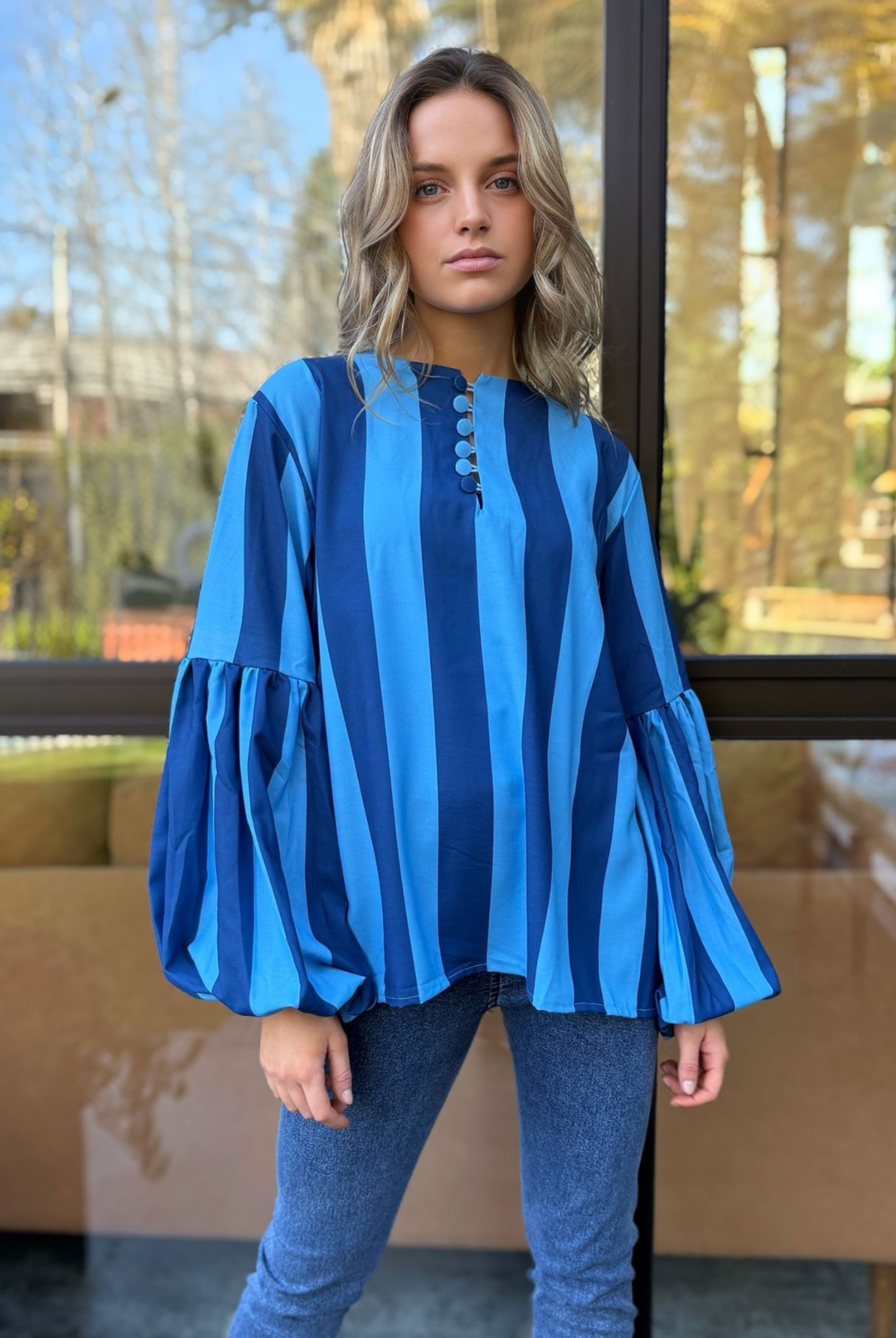 PRE VENTA BLUSA BOLONIA BLUE