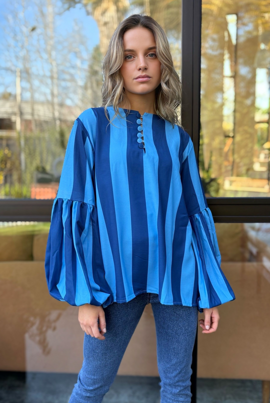 PRE VENTA BLUSA BOLONIA BLUE