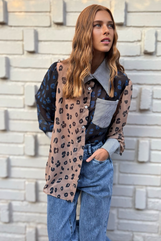 Blusa Gaudí Leopard