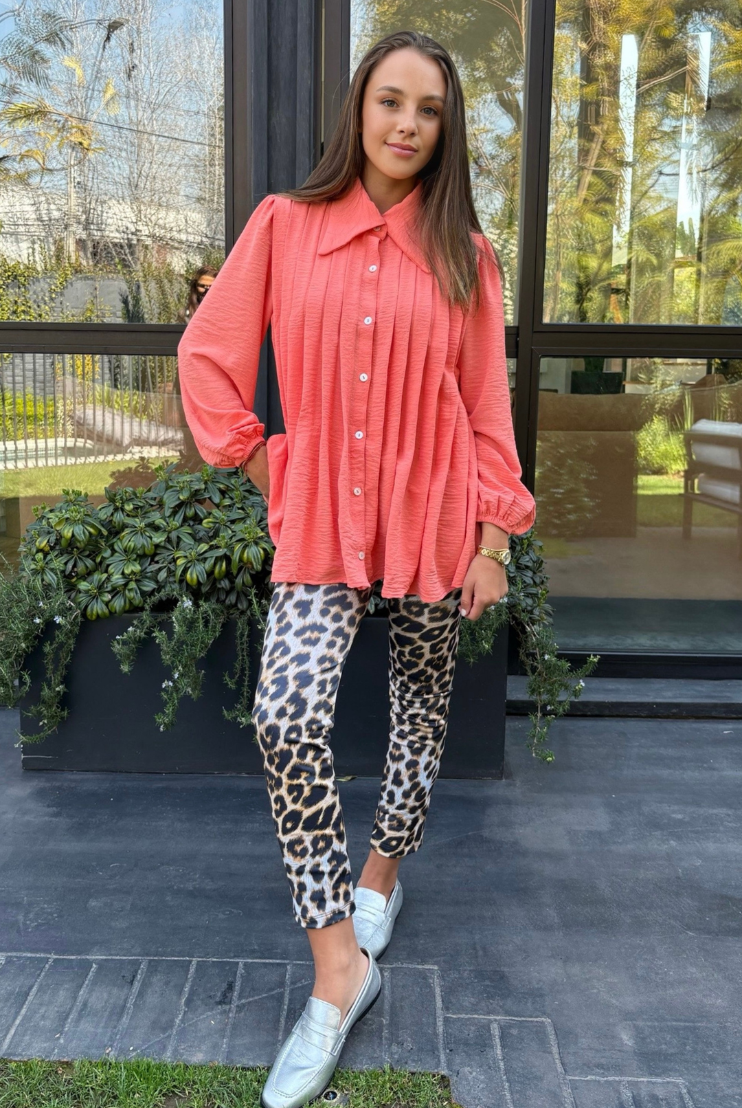 Blusa Gardenia Coral