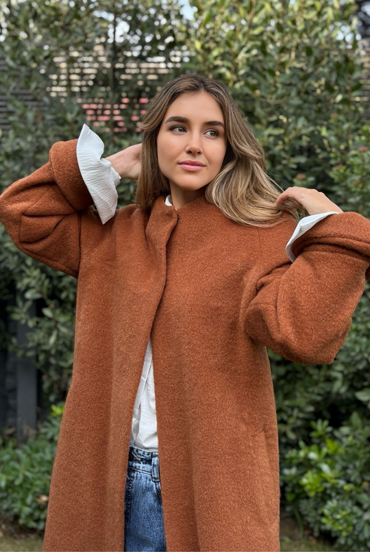 PRE VENTA ABRIGO ATLANTA CAMEL