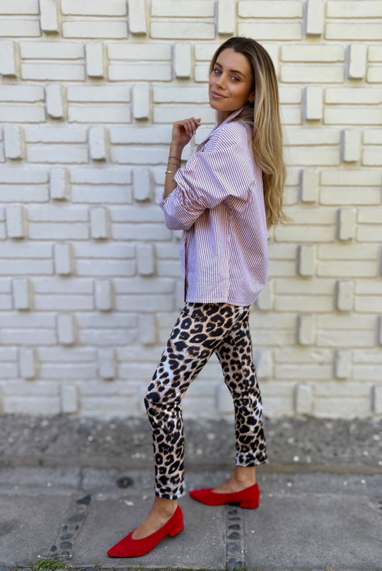 Blusa Grecia Rayas Pink Peach