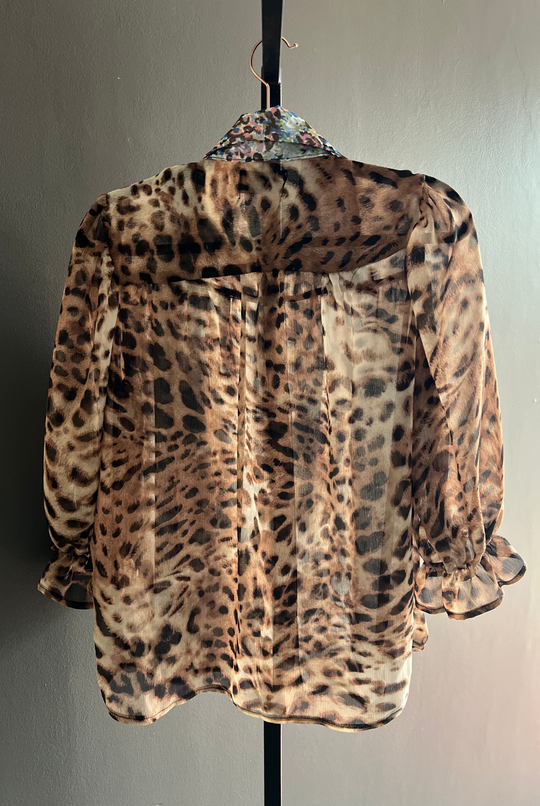 Blusa Rafaela Leopardo Beige/Brown