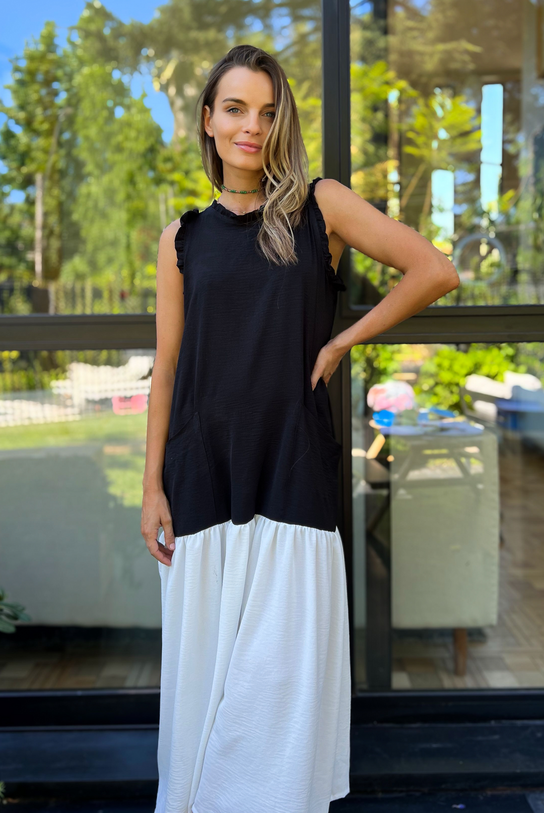 Vestido Italia Black/White