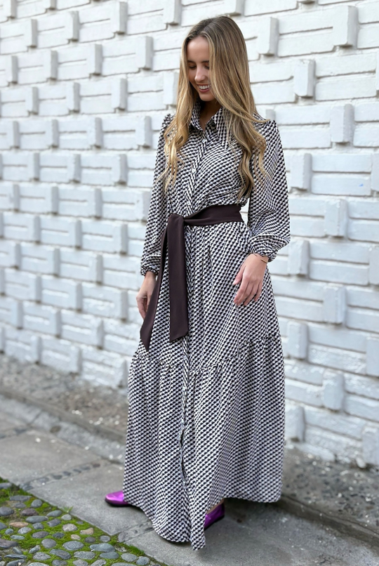 Vestido Marbella White Patterns