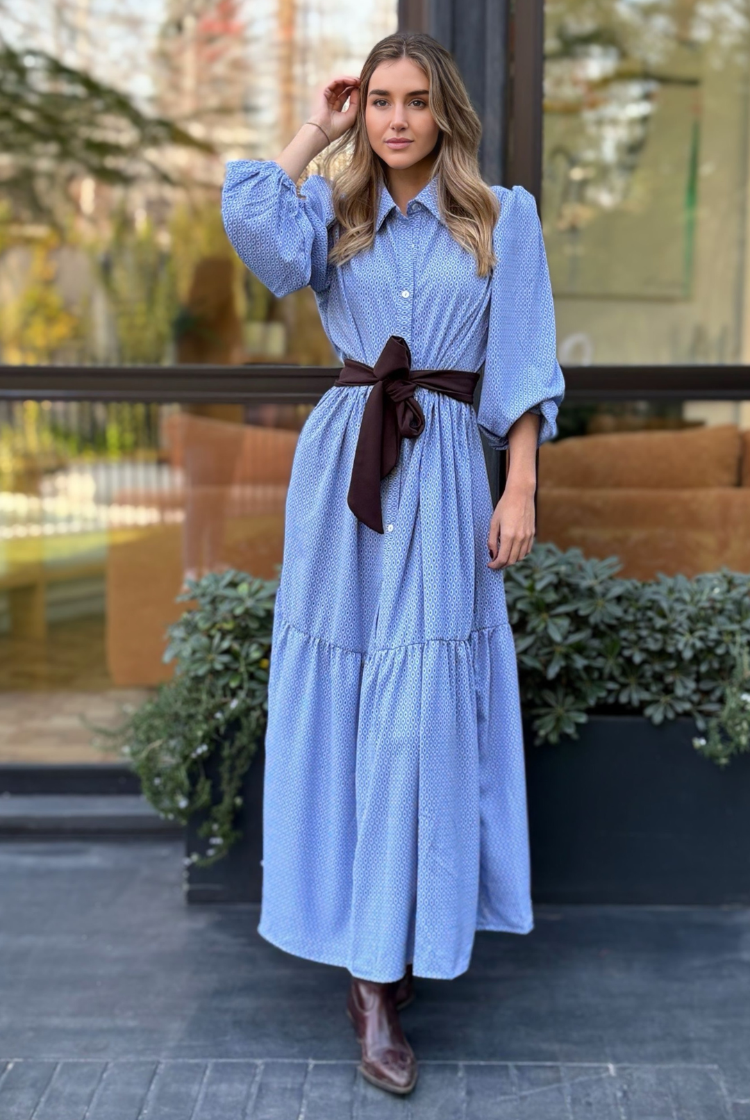 Vestido Marbella Sky Blue
