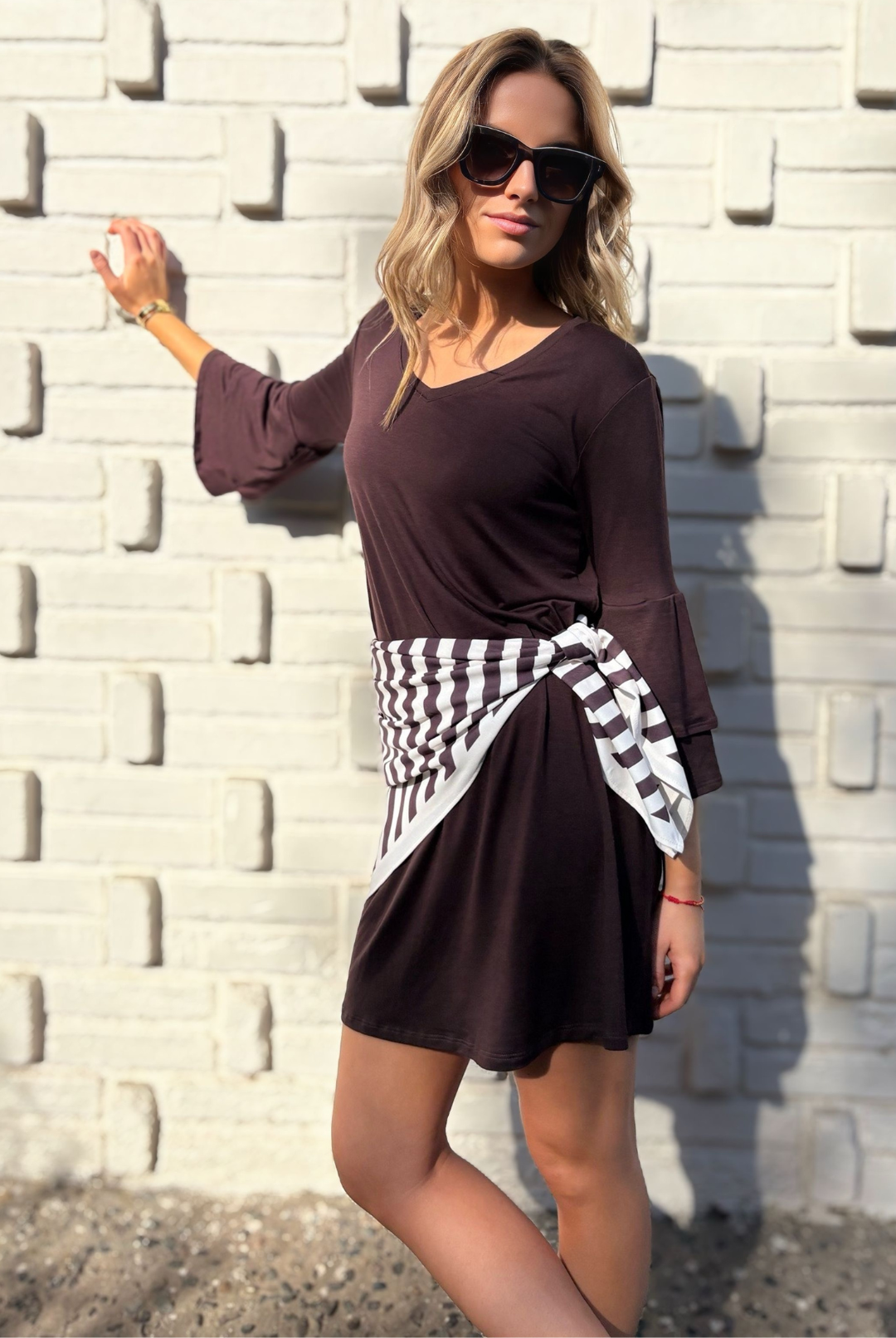 Vestido Alondra Brown
