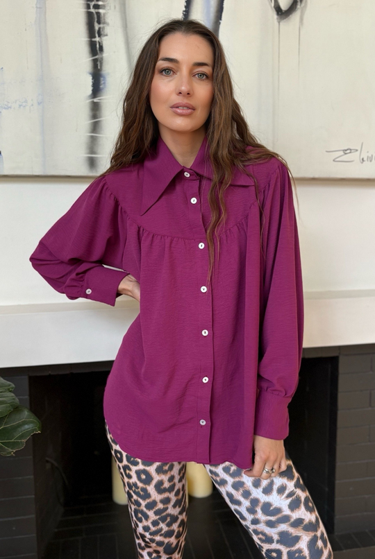 Blusa Gaspar Magenta