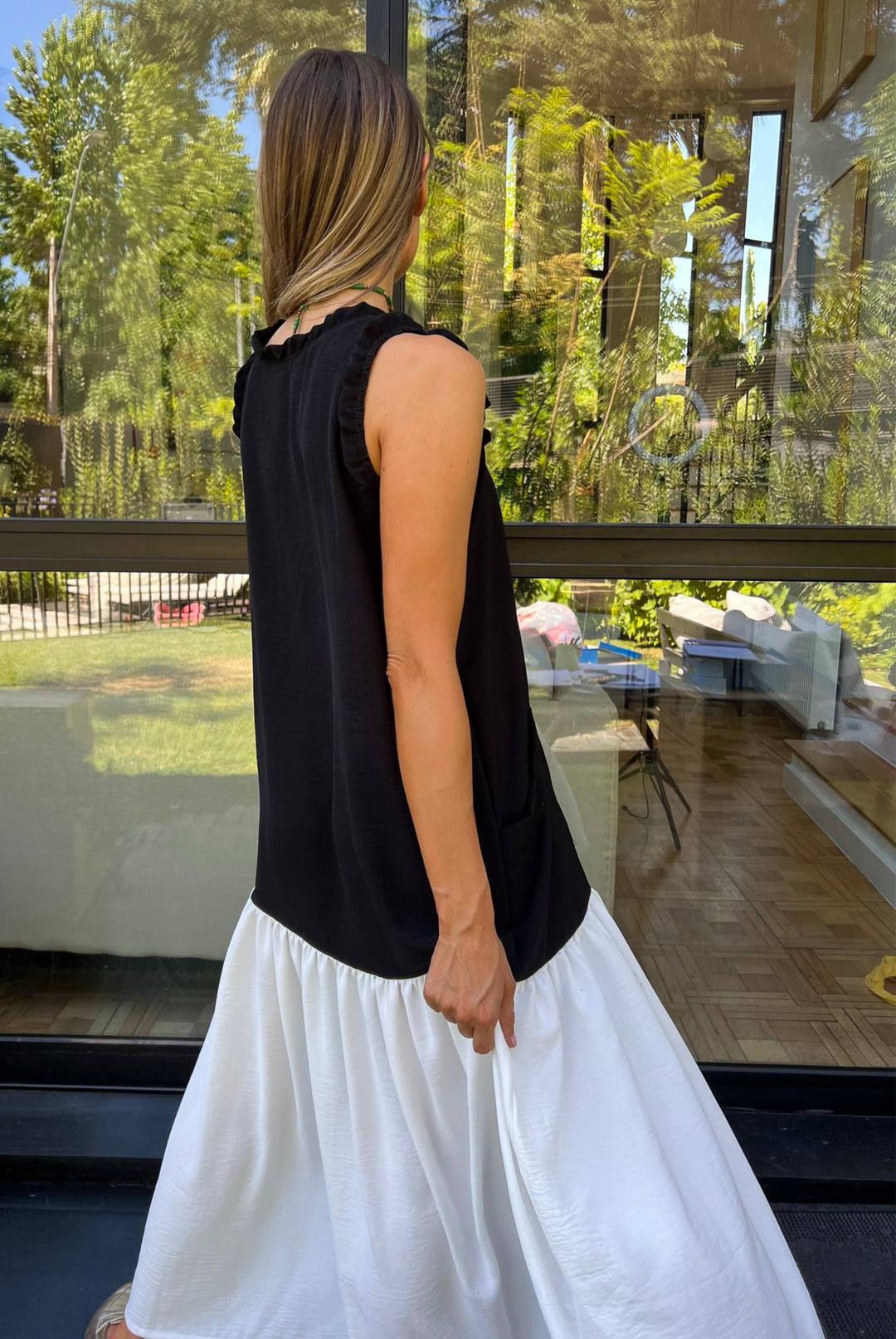 Vestido Italia Black/White