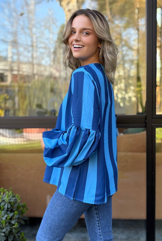 PRE VENTA BLUSA BOLONIA BLUE