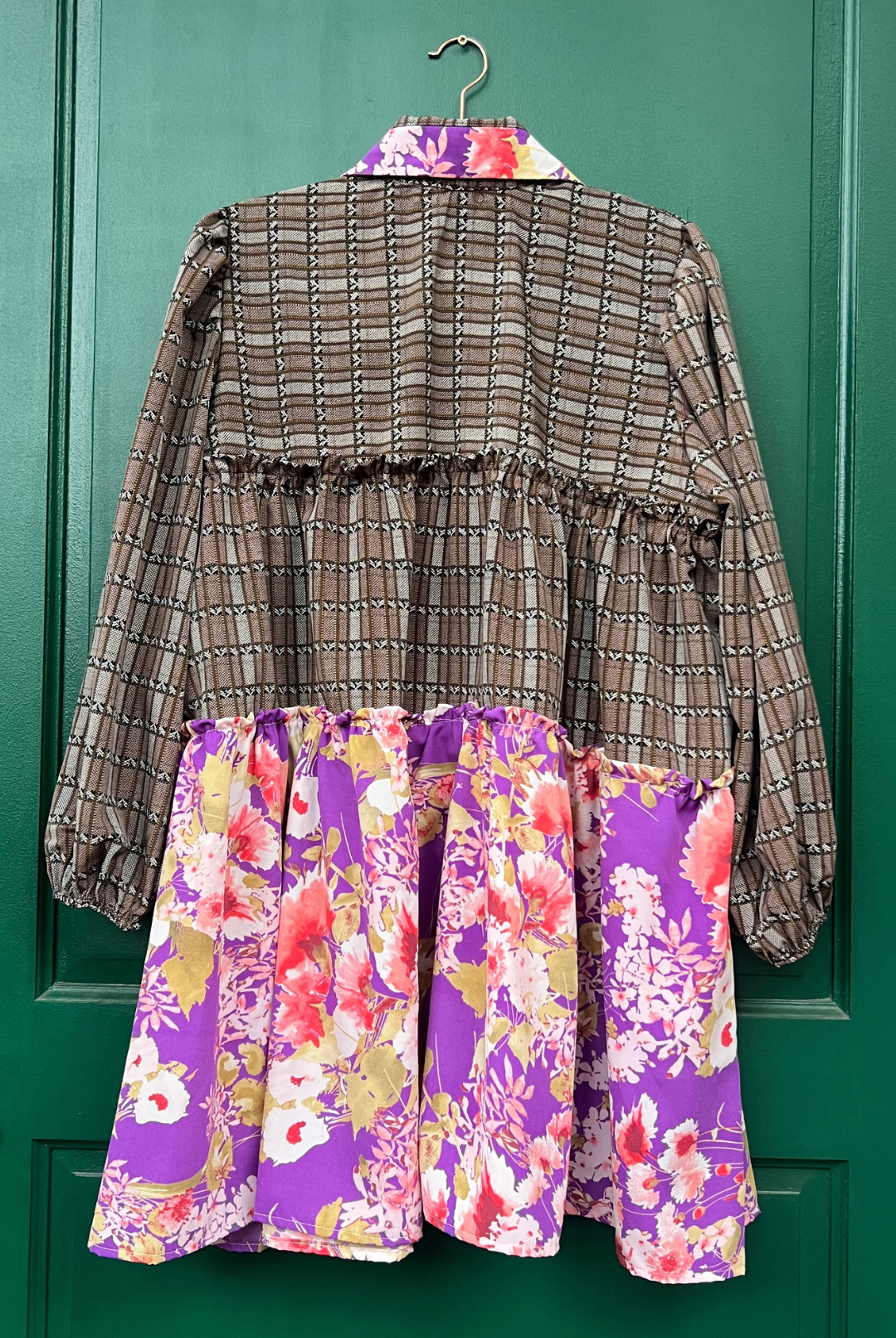 Vestido Sevilla Purple Pattern