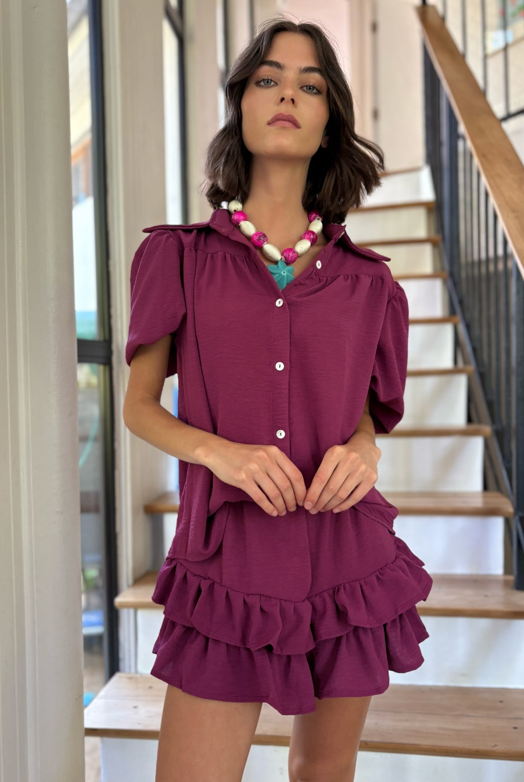 Short Vuelos Rafaela MAGENTA