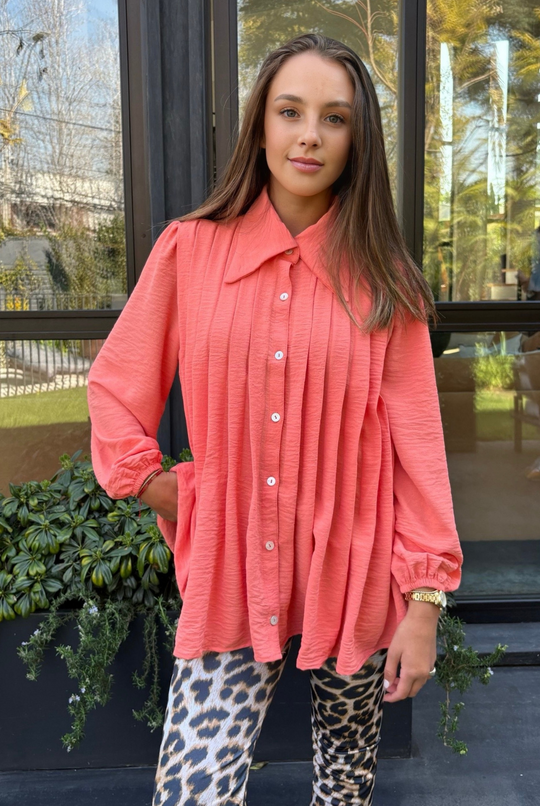 Blusa Gardenia Coral