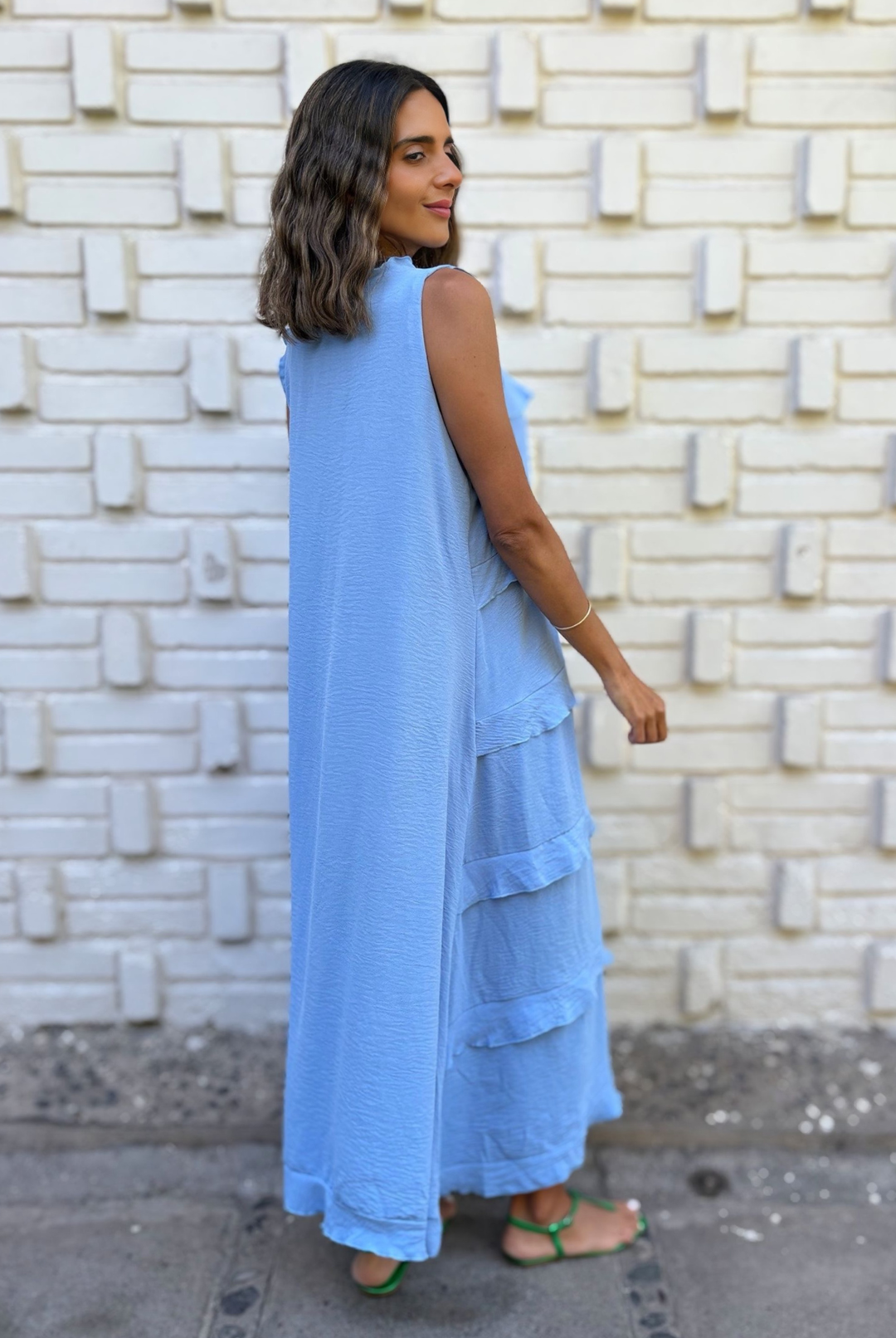 PRE VENTA VESTIDO ROMA SKY BLUE