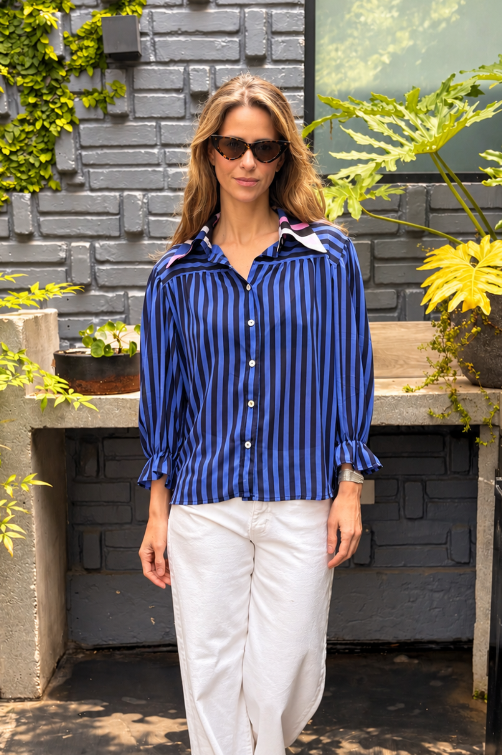 PREVENTA Blusa Rafaela electric blue