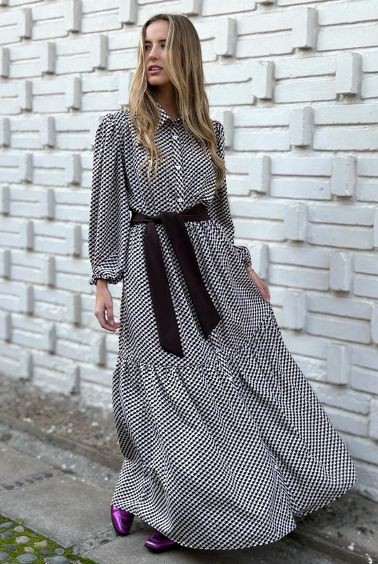 Vestido Marbella White Patterns