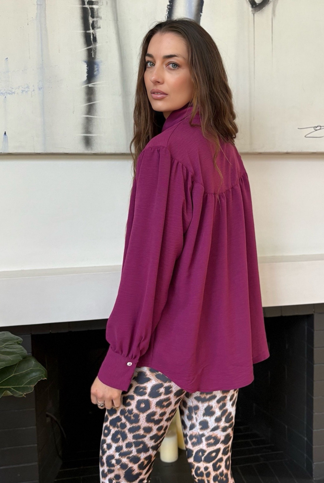 Blusa Gaspar Magenta