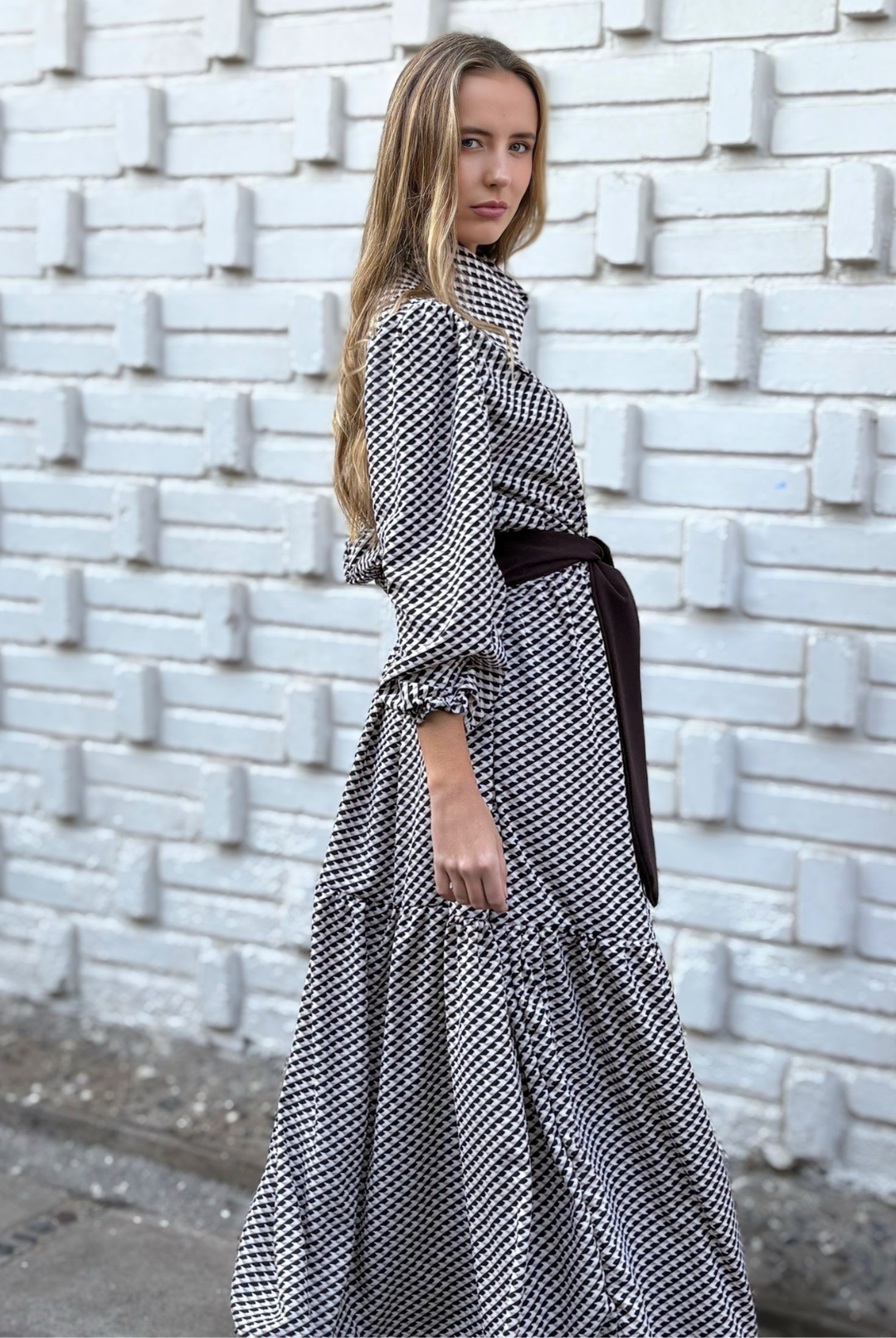 Vestido Marbella White Patterns